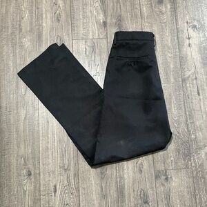 Men’s Black Puritan Dress Slacks Size  30x32 with hidden elastic extenders